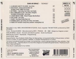 Dan Ar Braz · 1990 Songs (L) · Scans