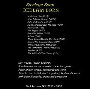 Steeleye Span · 2000 Bedlam Born (L)