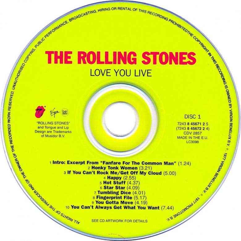 Rolling Stones · Love You Live · cd1