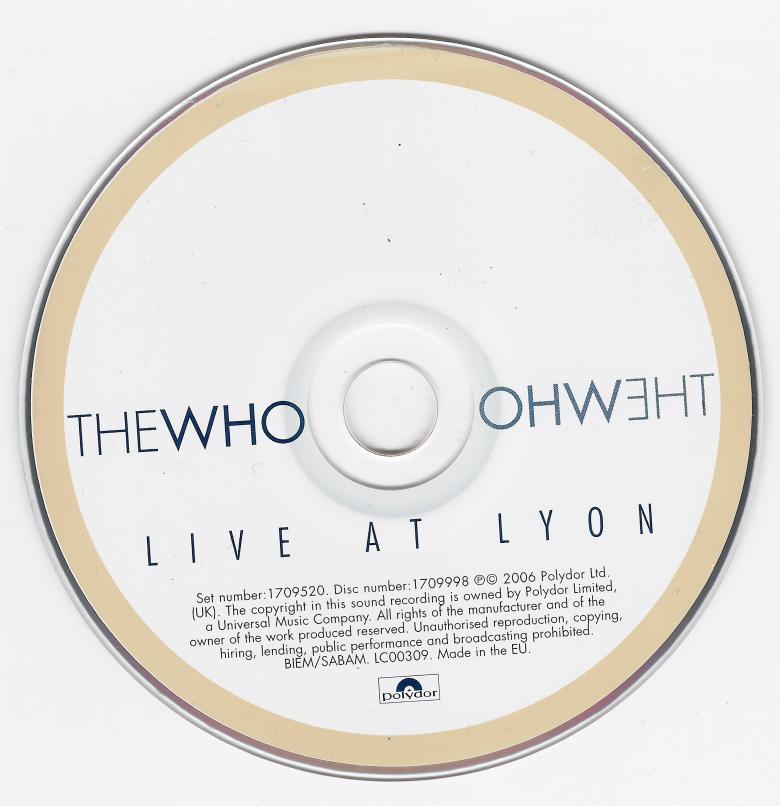 Who · Endless Wire · cd2 Live At Lyon