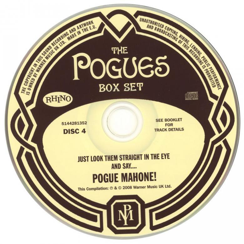 Pogues · Just Look Them Straight In The Eye And Say Poguemahone · cd4