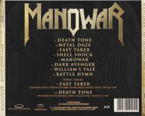 Manowar · Battle Hymns MMXI · Covers 2010