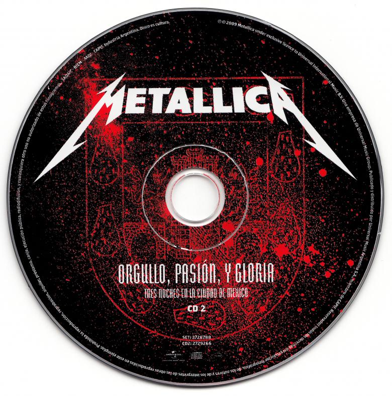 Metallica · Orgullo, Pasion, Y Gloria · CD 2