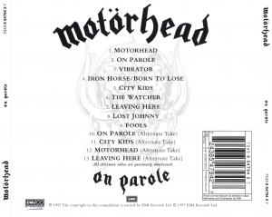 Motorhead · On Parole · Covers