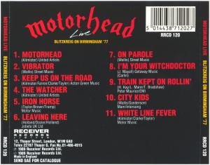 Motorhead · Blitzkrieg on Birmingham · Covers